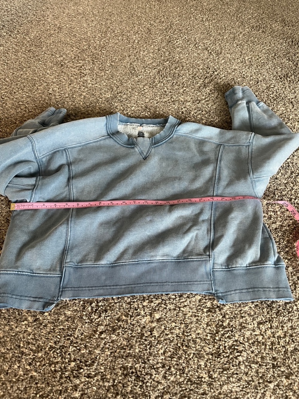 Free People Movement Blue Sweatshirt size XS - Picture 8 of 11